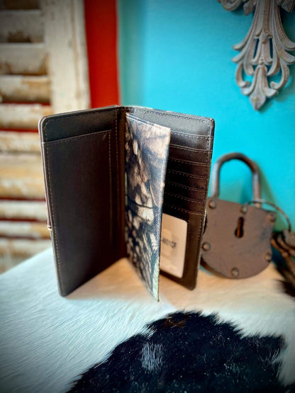 Montana West Camo Print Rodeo Style Wallet BT-W01CF Coffee